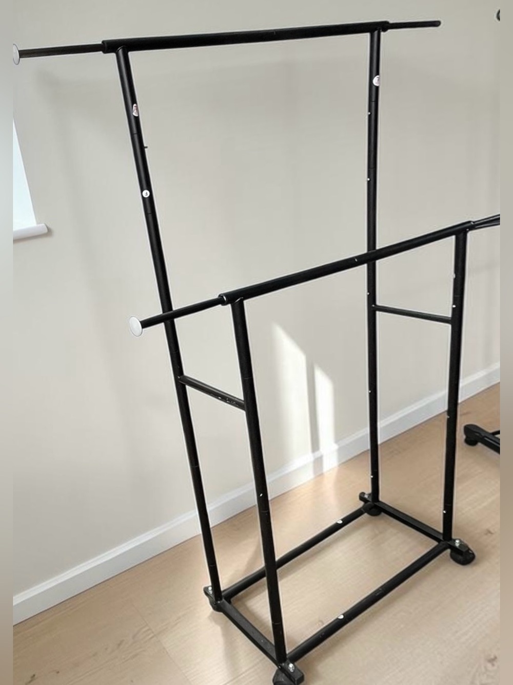 Adjustable Black Garment Rack - Home Accents